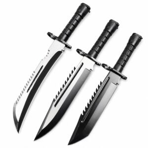 Tiger Tooth War Wolf Messer mit fester Klinge