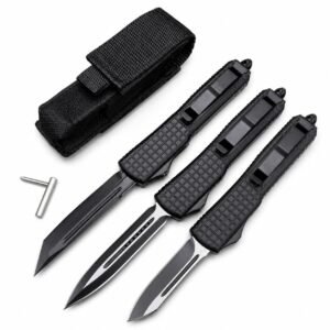 Microtech Navy UT OTF-Messer mit schwarzer Klinge