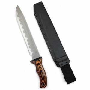 Mad Dog Voodoo Queen Messer mit fester Klinge und rotem Griff
