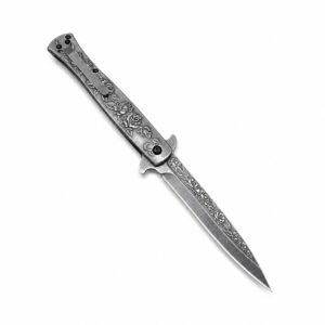Swordfish Rose Relief Fold Klappmesser