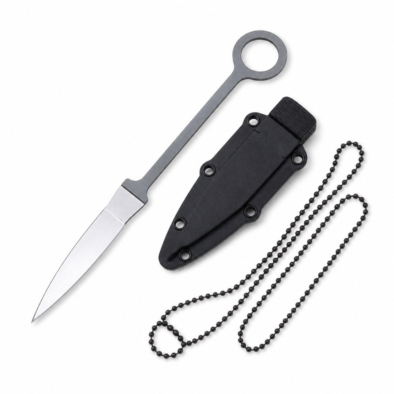 48593-main-white-clean Die Forellen sind leicht gerade Messer mit feststehender Klinge
