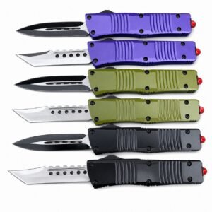 Der Zinkgriff von Microtech ist ein Major Dragon OTF-Messer