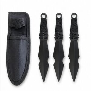 Übungs-Wurfmesser-Set YF069 – 3-teilig, Schwarz
