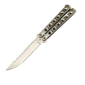 Balisong-Messer Silber