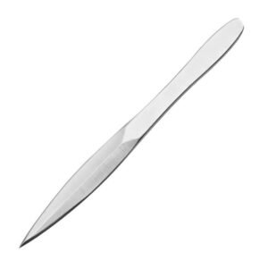 Meteorit verdicktes Dartmesser, Wurfmesser aus Edelstahl