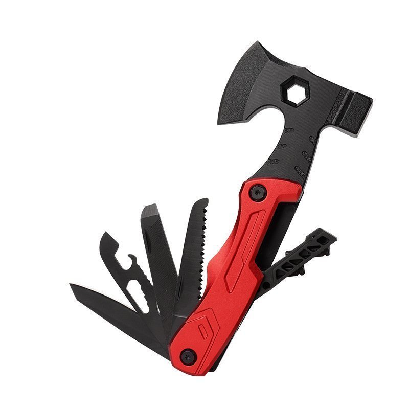 O1CN01NKN3r12I7WCSi9bdo_2217657629239-0-cib.jpg Multifunktionale Survival-Axt-Zange, Klappmesser, Zange, Hammer mit Feuerstein, Mehrzweckwerkzeug, tragbare lebensrettende Axt – ROT
