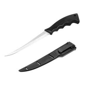 6 Zoll schwarzes Angelmesser