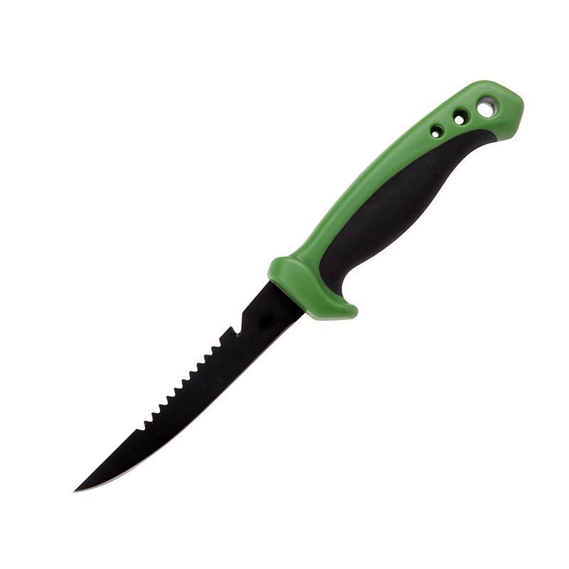 O1CN01i0YWCb1OOMCGg2EG6_2207548821695-0-cib.jpg 5-Zoll-Angelmesser aus rostfreiem Stahl mit Rückenzahnung und Scheide zum Angeln im Freien